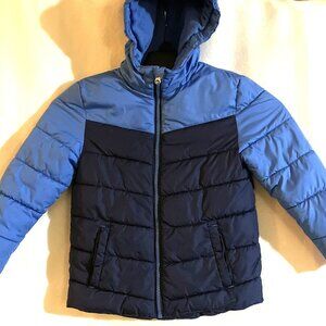 Healthtex Coat with Hood & Pockets 5T Full Zip Up Blue in Color
